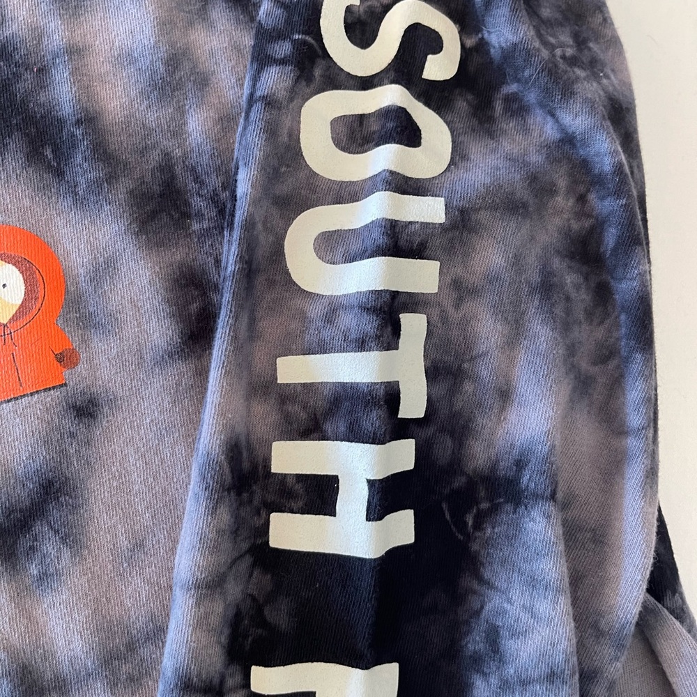 Huff South Park Tie-Dye Long Sleeve Tee 100% cotton Large Character Graphic - Picture 6 of 9